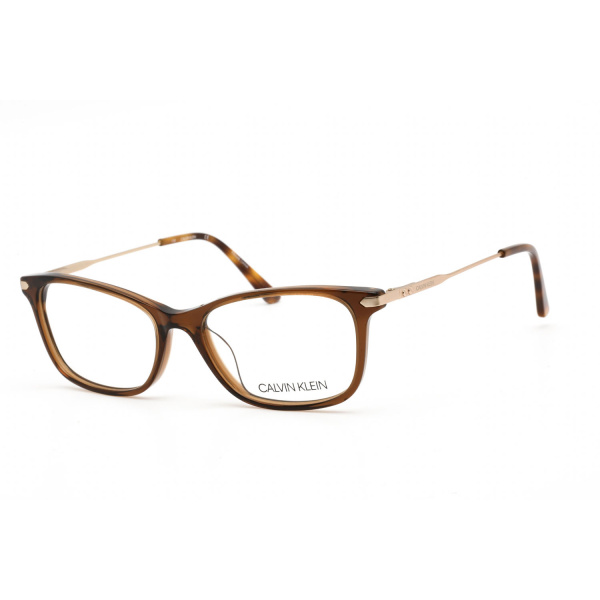 Eyeglasses Calvin Klein CK18722 Crystal Brown Clear Lens 1