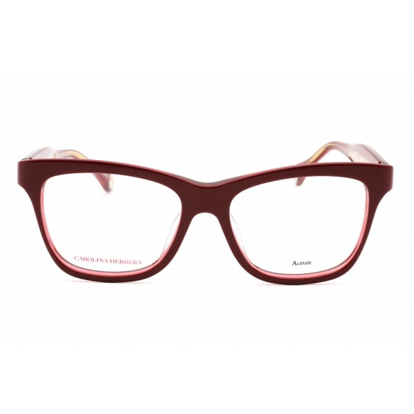 Eyeglasses Carolina Herrera CH 0016 Burgundy Clear Lens 2 1