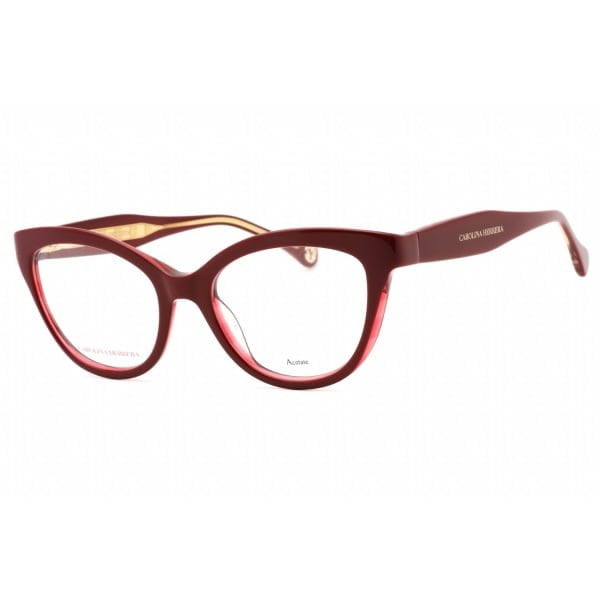 Eyeglasses Carolina Herrera CH 0017 Burgundy Clear Lens 1 1
