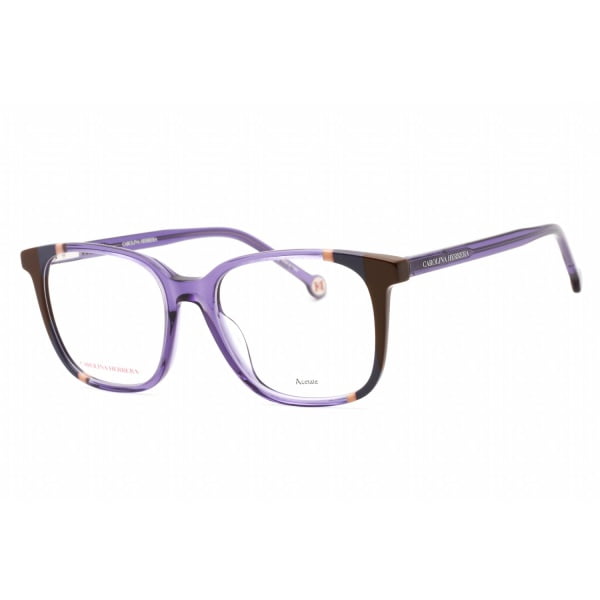 Eyeglasses Carolina Herrera CH 0065 Violet Brown Clear Lens 1 1