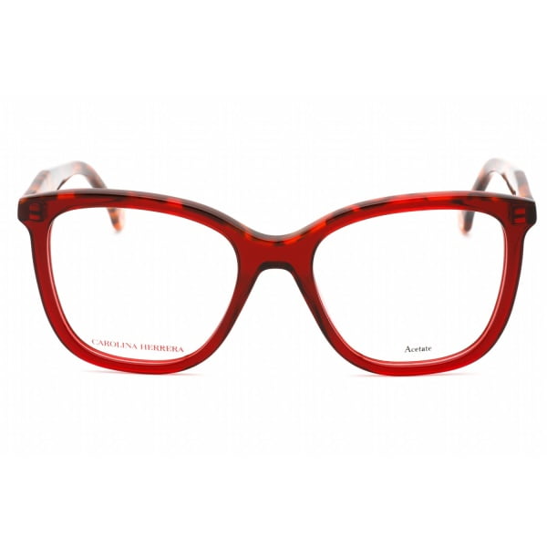 Eyeglasses Carolina Herrera HER 0146 Burgundy Havana Clear Lens 2 1