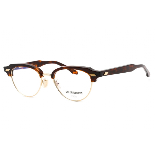 Eyeglasses Cutler and Gross CG1335 Dark Turtle Clear Lens 1