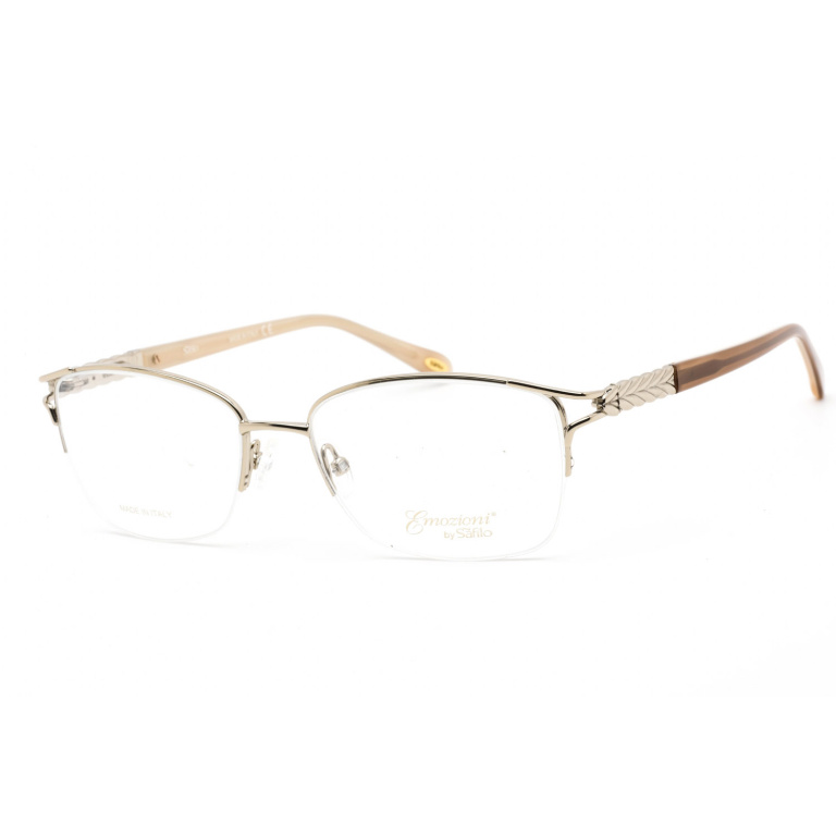 Eyeglasses Emozioni 4377 Light Gold Clear Lens 1