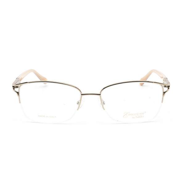 Eyeglasses Emozioni 4377 Light Gold Clear Lens 2