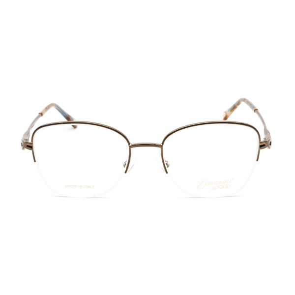 Eyeglasses Emozioni EM 4409 Light Brown Clear Lens 2