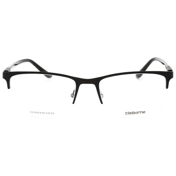 Eyeglasses Liz Claiborne CB 252 Matte Black Clear Lens 2