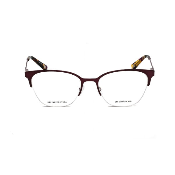 Eyeglasses Liz Claiborne L 658 Violet Lilac Clear Lens 2