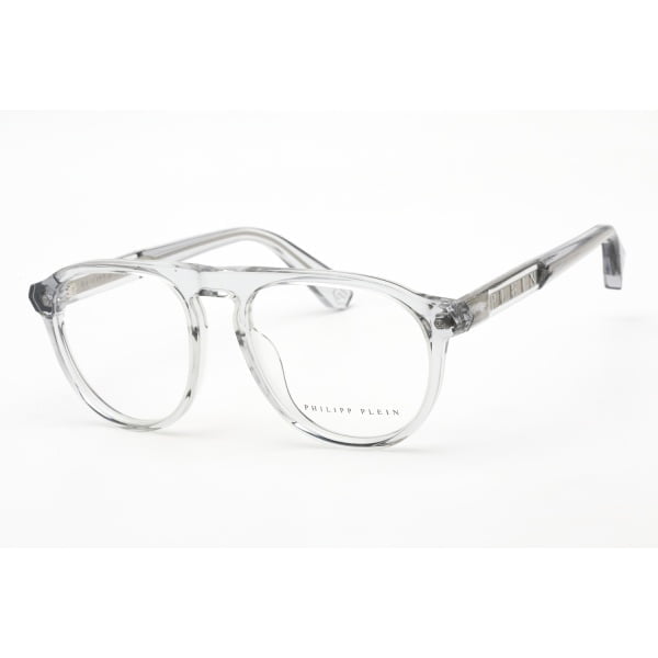 Eyeglasses Philipp Plein VPP016M SHINY TRANSP. GREY Clear demo lens 1 1