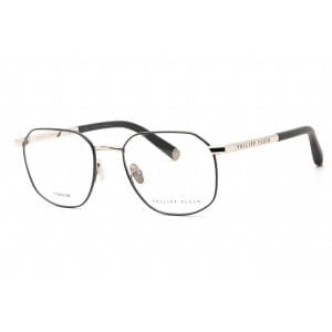 Eyeglasses Philipp Plein VPP020M Shiny Palladium Clear Lens 1 1