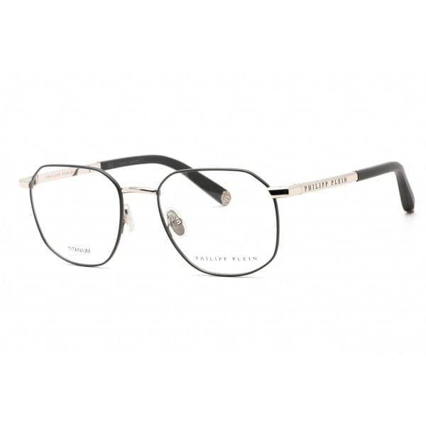 Eyeglasses Philipp Plein VPP020M Shiny Palladium Clear Lens 1 1