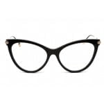 Eyeglasses Philipp Plein VPP037S Shiny Black Clear Lens 2 1