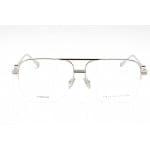 Eyeglasses Philipp Plein VPP063W Shiny Palladium Clear Lens 2 1