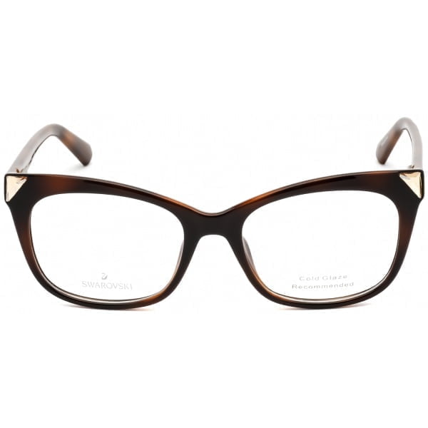 Eyeglasses Swarovski SK5292 Dark Havana Clear Lens 2