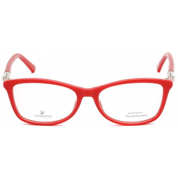 Eyeglasses Swarovski SK5336 Shiny Red Clear Lens 2