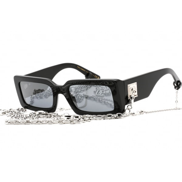Sunglasses Dolce Gabbana 0DG4416 Black Dark Grey Mirror 1 1