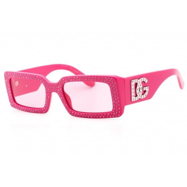 Sunglasses Dolce Gabbana 0DG4447B Fuchsia Pink Gems Rose Pink 1