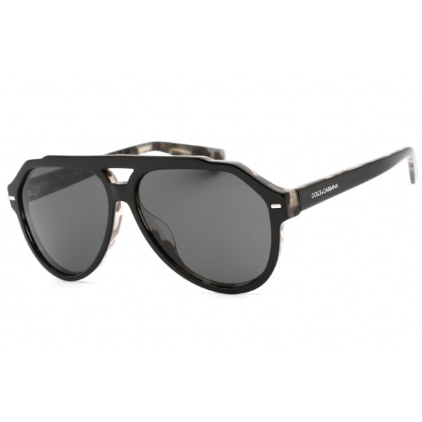 Sunglasses Dolce Gabbana 0DG4452F Black on Grey Tortoise Dark Grey 1 1
