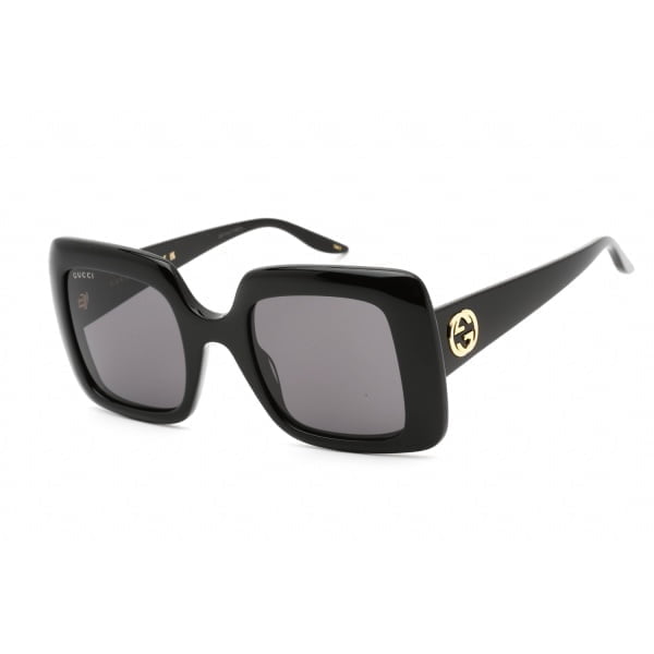 Sunglasses Gucci GG0896S Shiny Black Dark Grey 1 1
