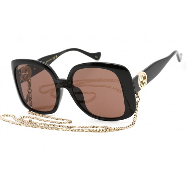 Sunglasses Gucci GG1029SA BLACK BLACK BROWN 1 1