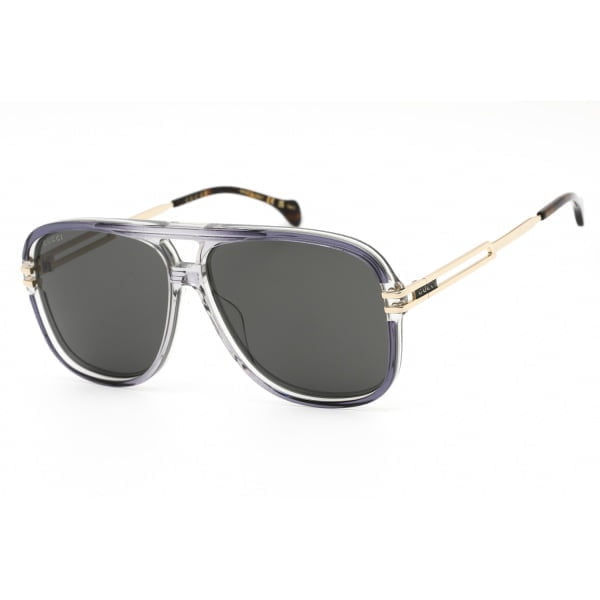 Sunglasses Gucci GG1105S Grey Gold Grey 1 2