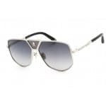 Sunglasses Philipp Plein SPP009V SHINY FULL PALLADIUM Grey Gradient 1 1