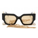 Sunglasses Philipp Plein SPP103S Black Brown 2 1