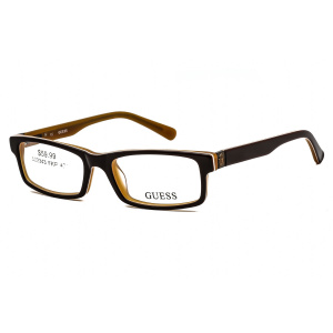 designer glasses frames guess gu 9059 brown clear lenses 1