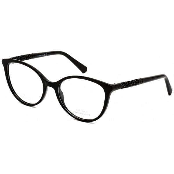 designer glasses frames swarovski sk5258 shinyblack 1