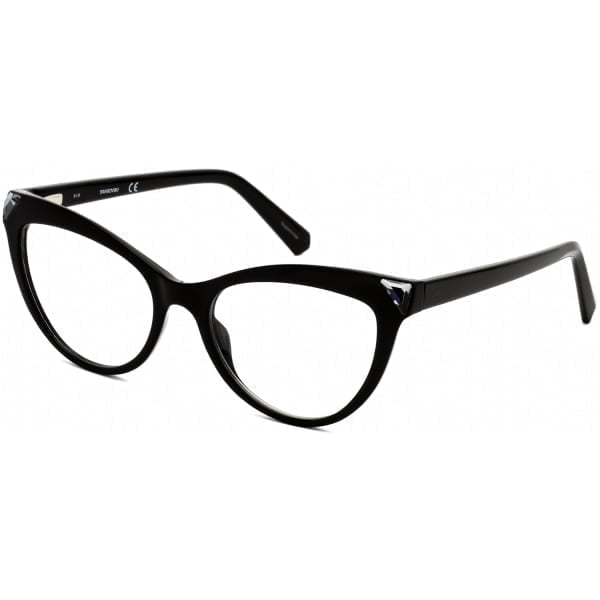 designer glasses frames swarovski sk5268 shinyblack 1