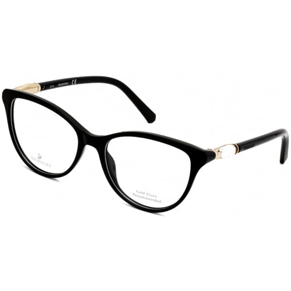 designer glasses frames swarovski sk5311 shinyblack 1