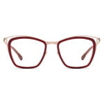 louisa shiny bronze burgundy eyeglasses d0074h259073454007ms 00