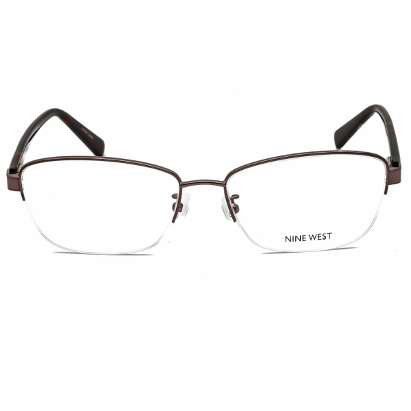nine west women s eyeglasses sand rectangular semi rimless frame or nw1097x 220 my gift stop 2 1300x