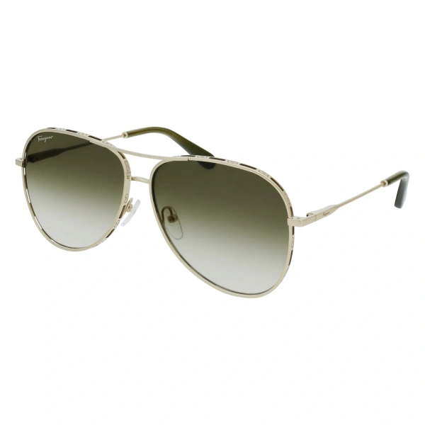 salvatore ferragamo sf 268s 709 gold green 886895489201 1600x1600w