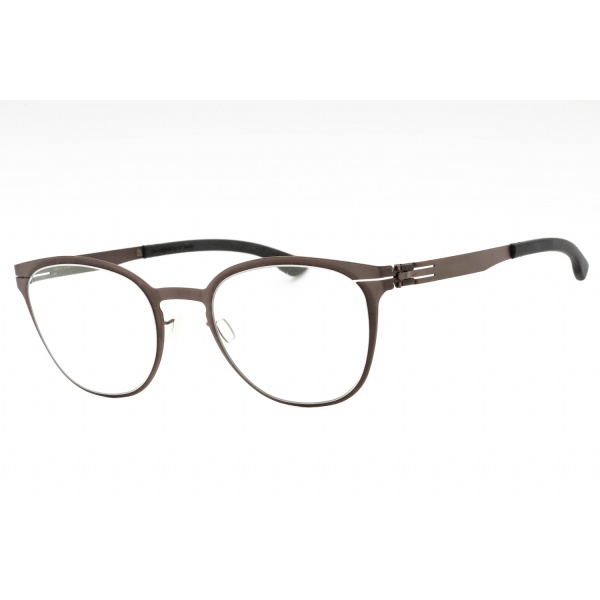 Eyeglasses IC Berlin Leona R. Teak Black Clear Lens 1